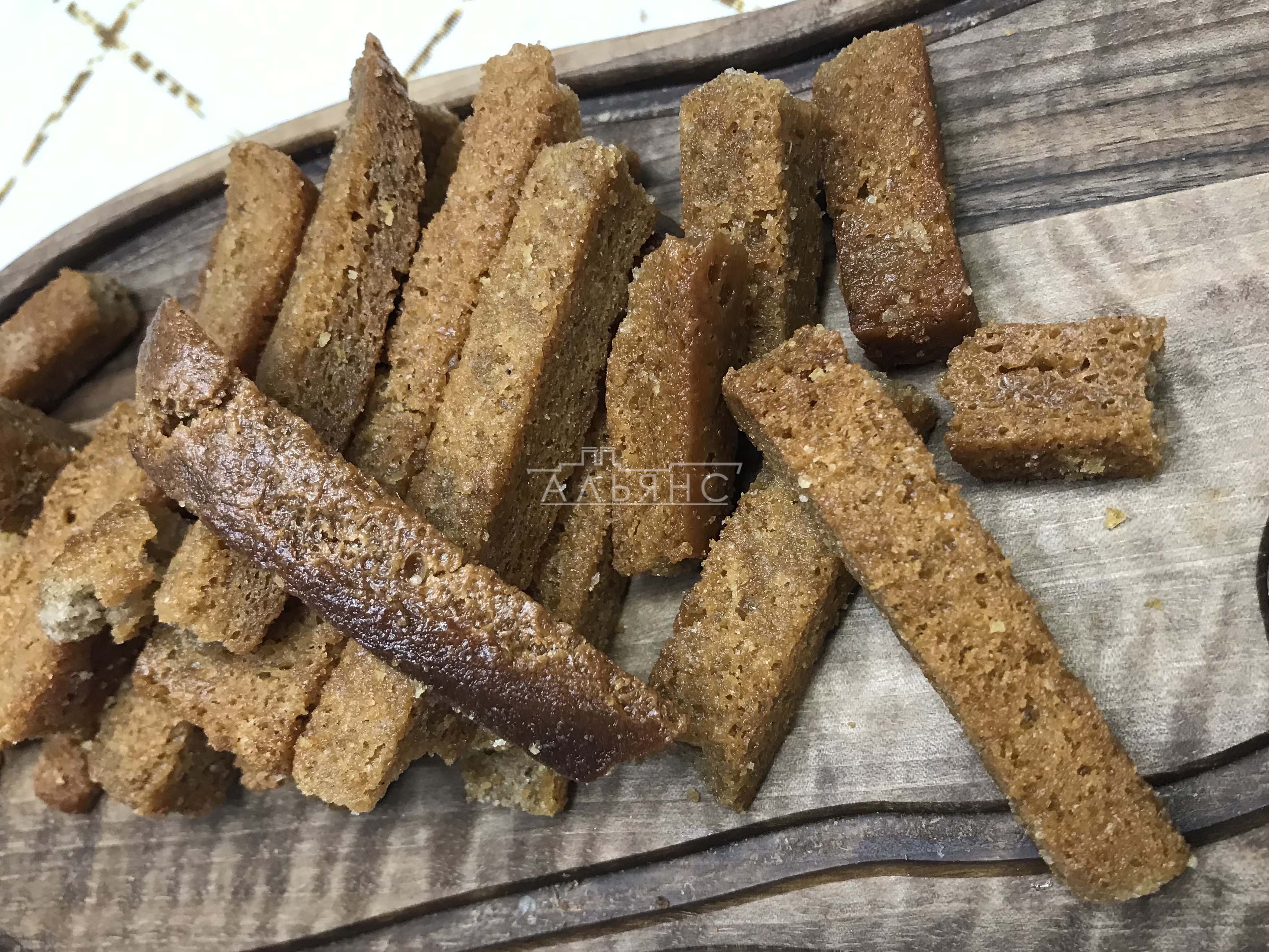 Деревенские гренки с чесноком в Братске