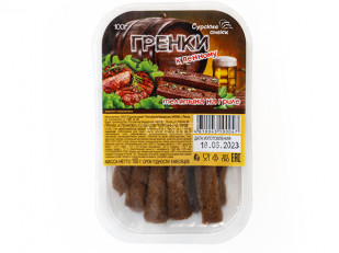 Кнуты  Салями Классические 50 гр: Сурские гренки Телятина на гриле (100 гр)