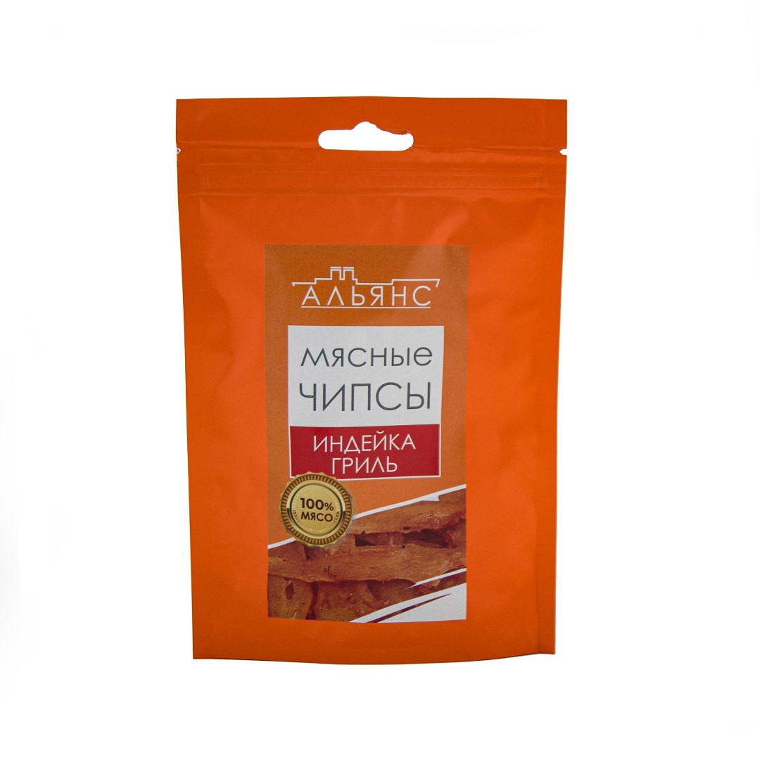Мясо (АЛЬЯНС) вяленое индейка "Гриль" 50 гр. в Братске