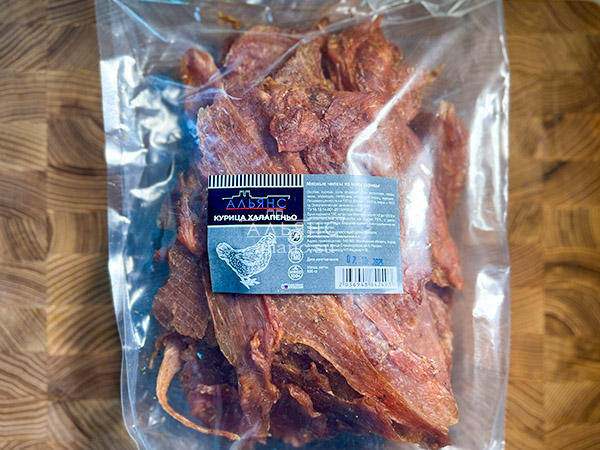 Мясо (АЛЬЯНС) вяленое курица 500гр "С халапеньо" в Братске