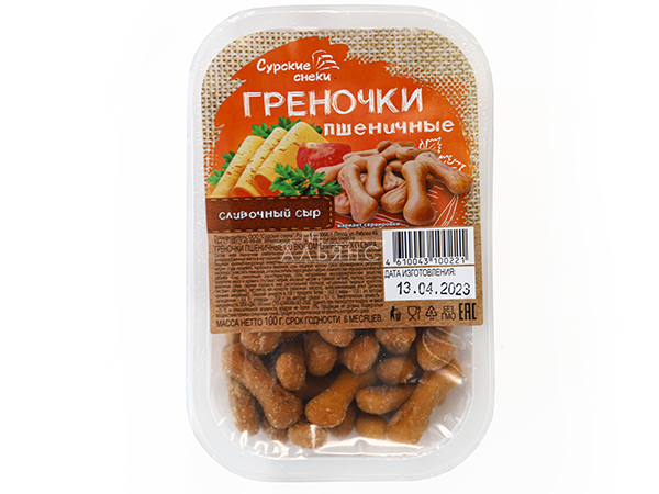 Сурские (ПШЕНИЧНЫЕ) Сливочный сыр (100 гр) в Братске