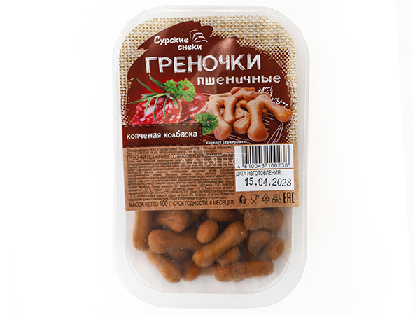 Сурские (ПШЕНИЧНЫЕ) Копченая колбаска (100 гр) в Братске