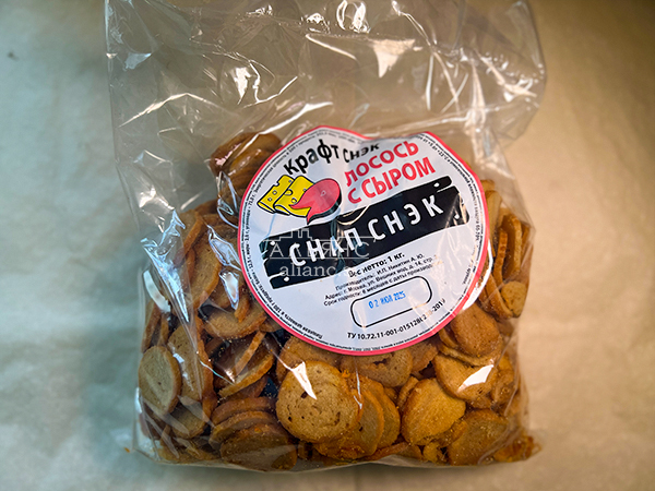 Снапсы ПШЕНИЧНЫЕ "Лосось с сыром" в Братске