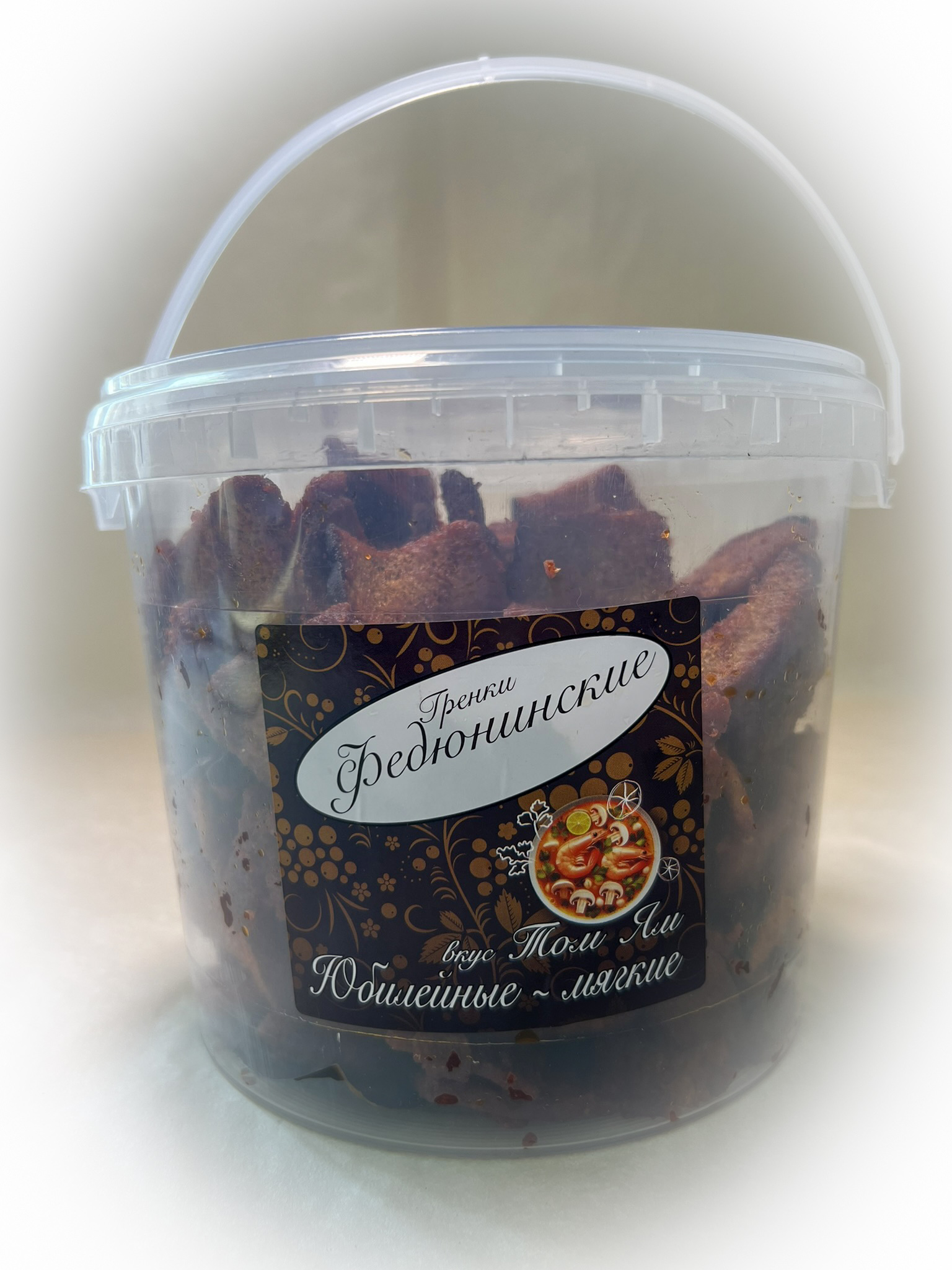 Гренки "ФЕДЮНИНСКИЕ" "Том ям" (ведро 900 гр.) в Братске