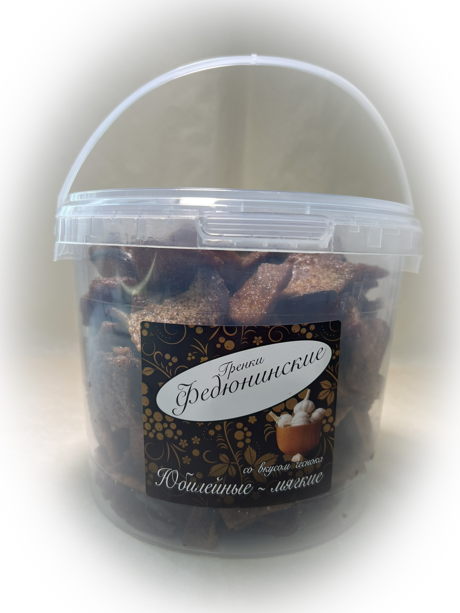 Гренки "ФЕДЮНИНСКИЕ" "Чеснок" (ведро 900 гр.) в Братске