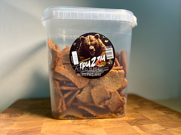 Ведро Ржаные гренки со вкусом Крылышки Барбекю (1 кг) в Братске