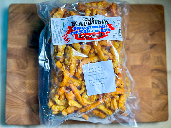 Жареный сыр "ВКУСНЯШКА" со вкусом сметаны и лука (500 гр) в Братске