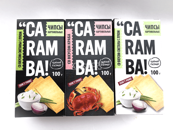 Чипсы "CARAMBA" ассорти 100 гр. в Братске