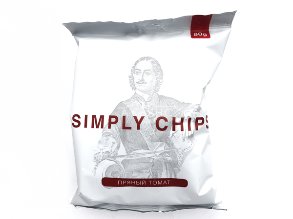 Картофельные чипсы "Simple chips" Пряный томат 80 гр. в Братске